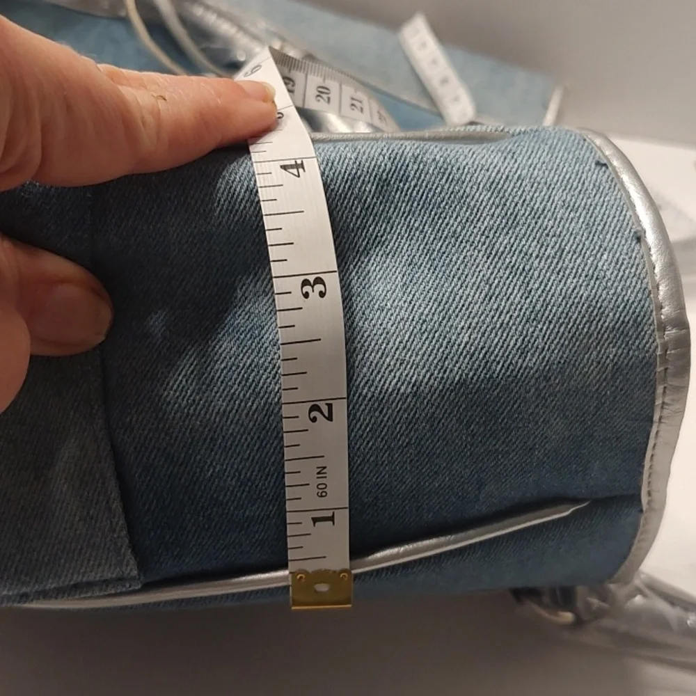Denim Vintage Neiman Marcus Tote Vintage Acid Wash With Tags NWT